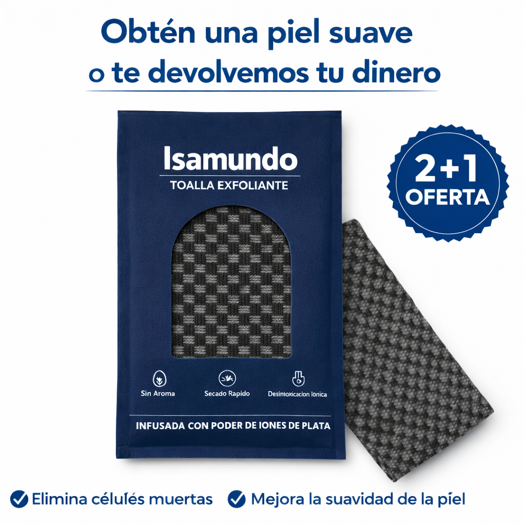 Toalla Exfoliante Antibacteriana para Ducha