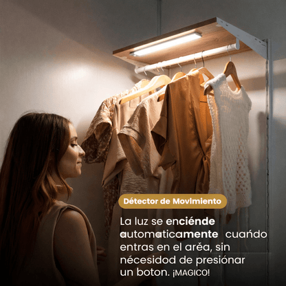 Movimiento 3.0™ | Regleta LED inalámbrica con sensor de movimiento - Isamundo