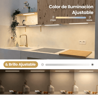 Movimiento 3.0™ | Regleta LED inalámbrica con sensor de movimiento - Isamundo