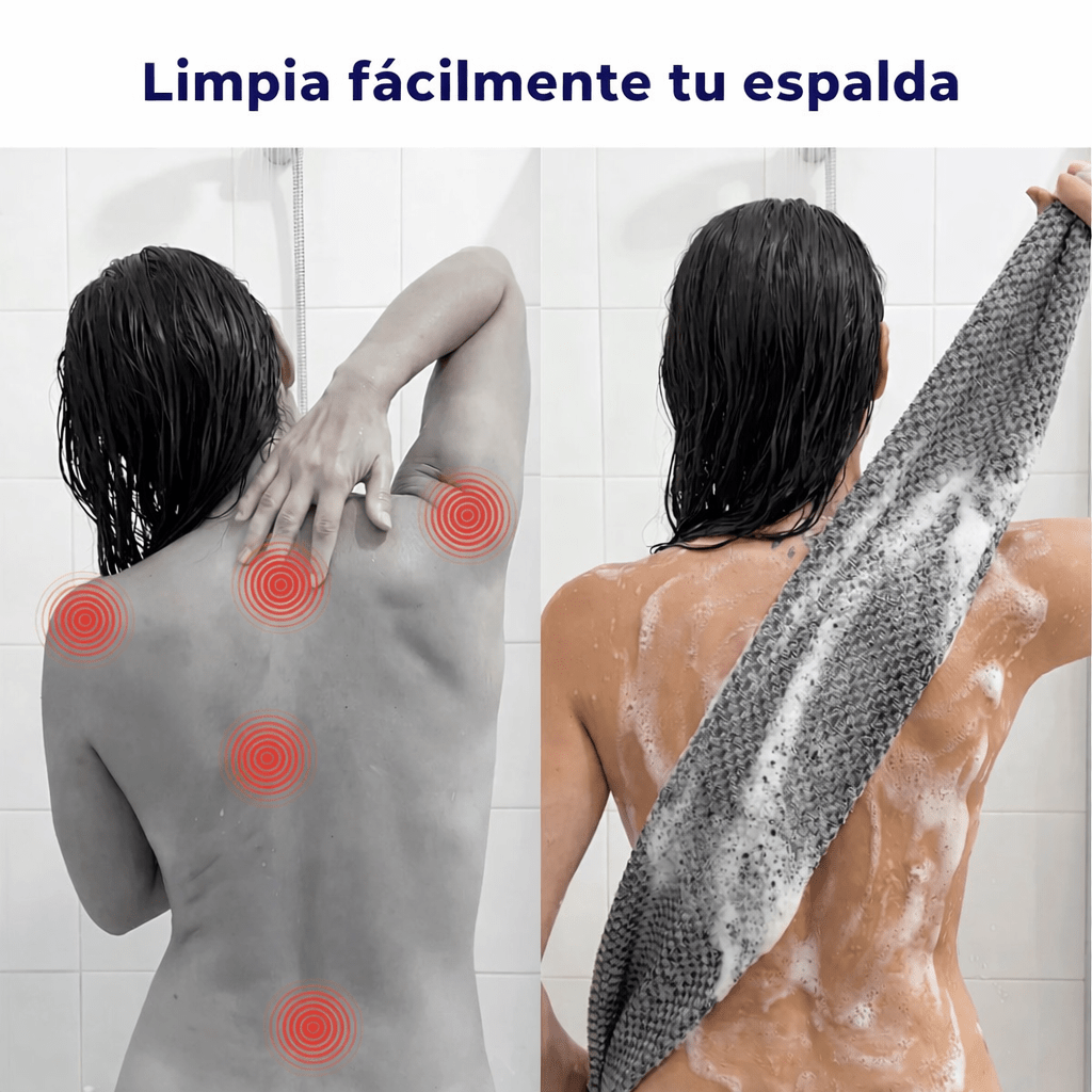 Toalla Exfoliante Antibacteriana para Ducha - Isamundo