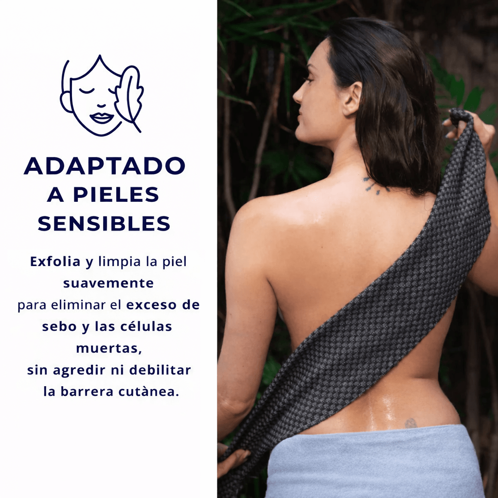 Toalla Exfoliante Antibacteriana para Ducha - Isamundo