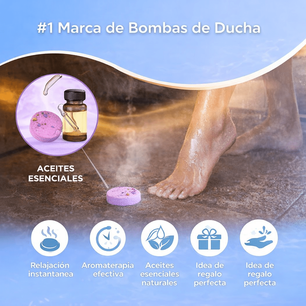 Transforma tu ducha en un spa – Cofre Isamundo con 8 bombas aromáticas - Isamundo